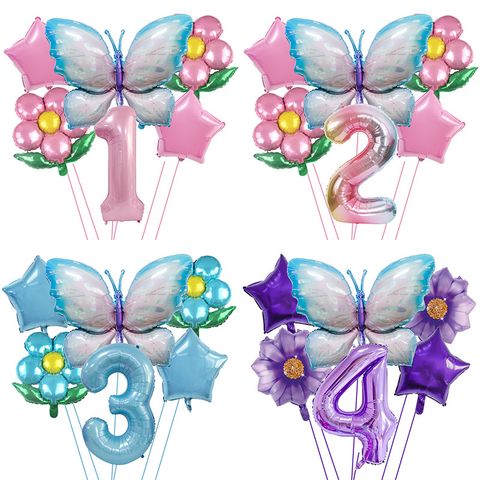 Birthday Butterfly Aluminum Film Party Balloons
