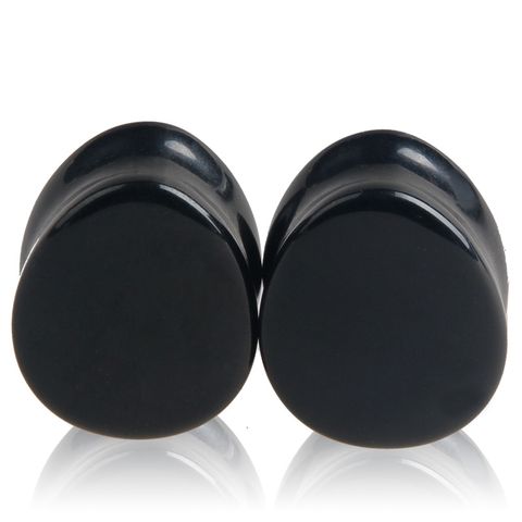 1 Pair Vintage Style Marble Natural Stone Turquoise Obsidian Ear Studs