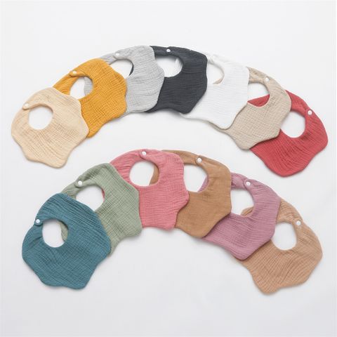 Simple Style Solid Color Cotton Baby Accessories