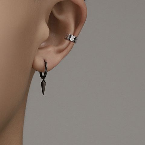 1 Pair Hip-hop Geometric Plating Copper Earrings