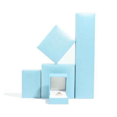 Elegant Solid Color Paper Flannel Wholesale Jewelry Boxes