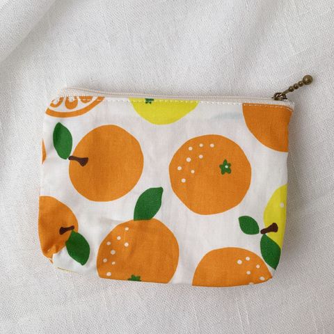 Women's Fruit Cotton Zipper Coin Purses