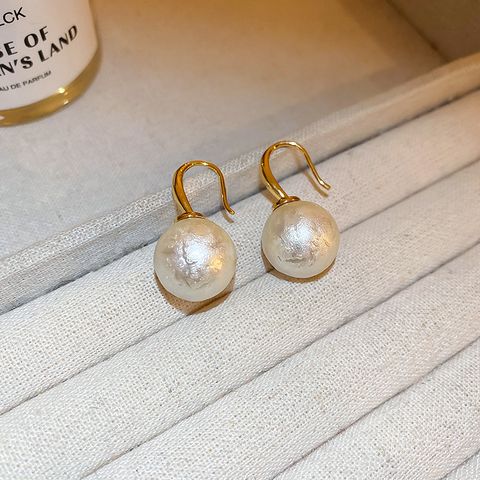 1 Pair Sweet Geometric Alloy Artificial Gemstones Drop Earrings