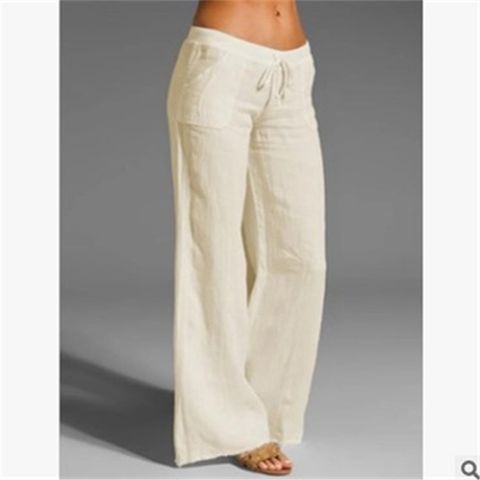 Women's Daily Casual Solid Color Full Length Casual Pants