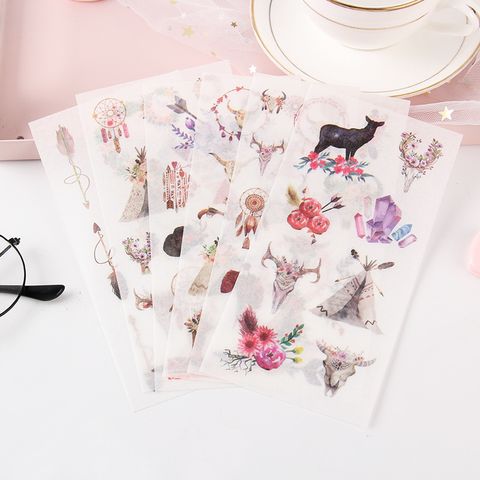 Cartoon Journal Stickers Journal Diary Material Set Cute Girl Heart Mobile Phone Decoration Account And Paper Sticker/20