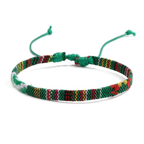 Wholesale Jewelry Bohemian Colorful Cloth Knitting Bracelets