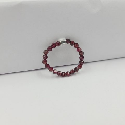 Wholesale Simple Style Geometric Natural Stone Rings