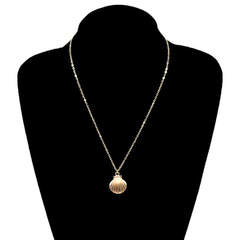 Vacation Shell Alloy Wholesale Pendant Necklace