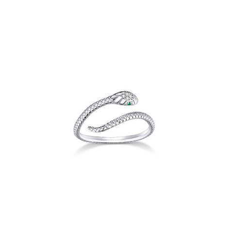 Elegant Simple Style Snake Copper Plating Rings