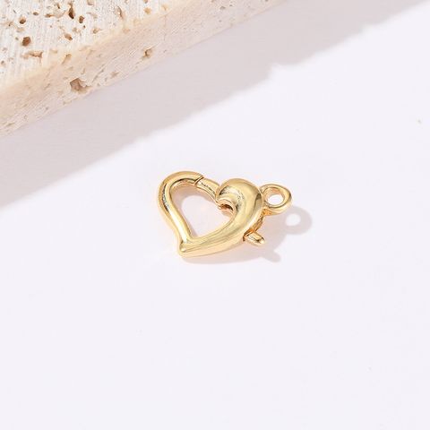 1 Piece Copper Heart Shape Solid Color Elephant Casual Simple Style