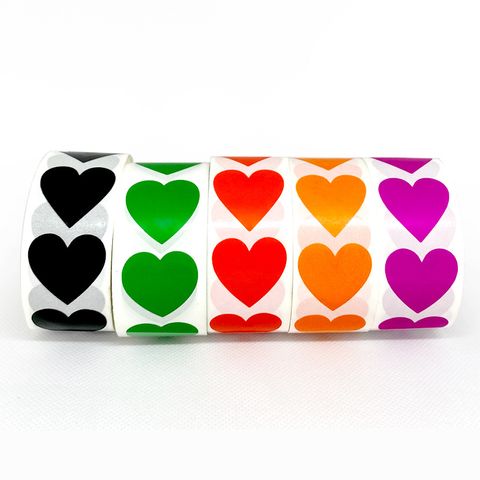 Cute Love Stickers Self-adhesive Heart Stickers Labels