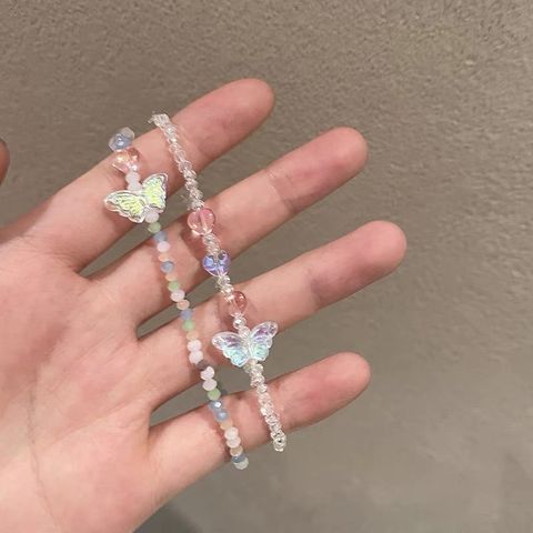 Wholesale Jewelry Cute Sweet Cat Flower Butterfly Beaded Arylic Bracelets