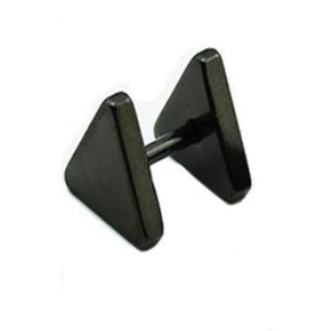 1 Piece Simple Style Classic Style Triangle Plating Stainless Steel Ear Studs