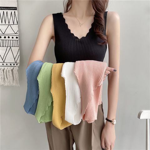Women's Vest Tank Tops Sexy Solid Color
