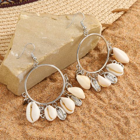 1 Pair Vacation Shell Shell Drop Earrings
