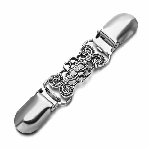 Hot Selling Alloy Luxurious Style Sweater Clip Artistic Retro Personality Fashion Electroplating Ornament Clothing Wholesale