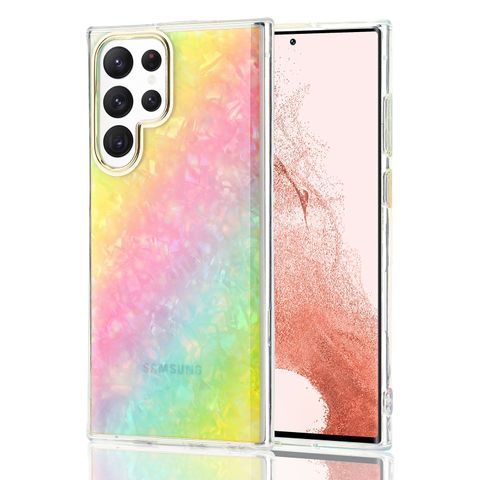 Retro Novelty Marble Rainbow Leopard Pc Tpu  Phone Cases