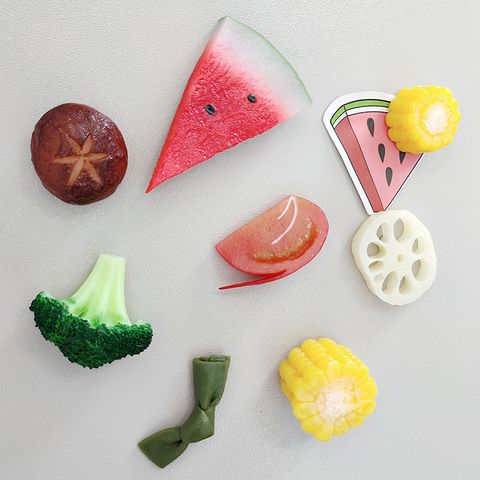 Modern Style Fruit Synthetic Resin Refrigerator Magnet