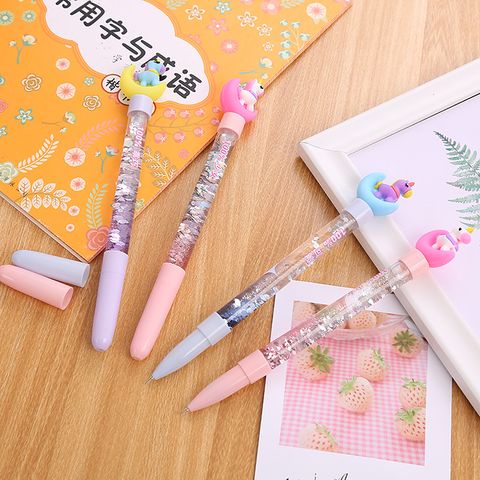 1 Piece Moon Unicorn Class Learning Daily Plastic Cute Gel Pen