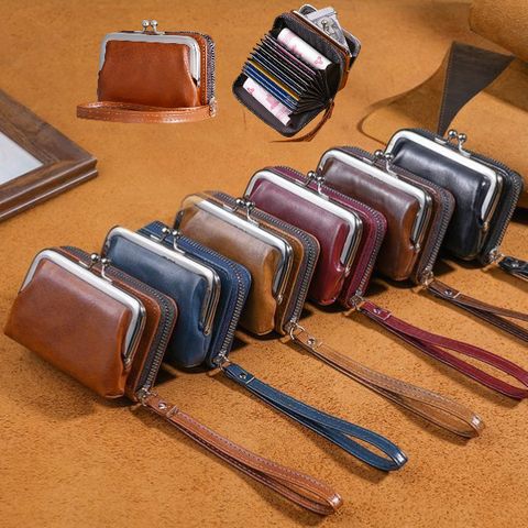Women's Solid Color Pu Leather Wallets
