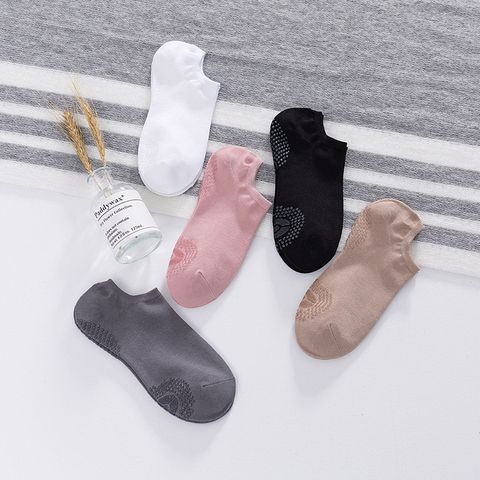 Women's Simple Style Solid Color Cotton Ankle Socks A Pair