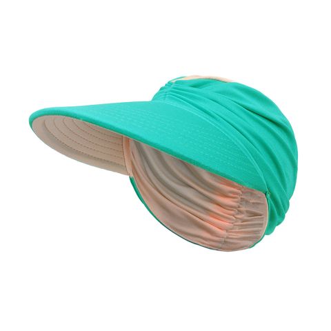 Women's Simple Style Color Block Flat Eaves Sun Hat