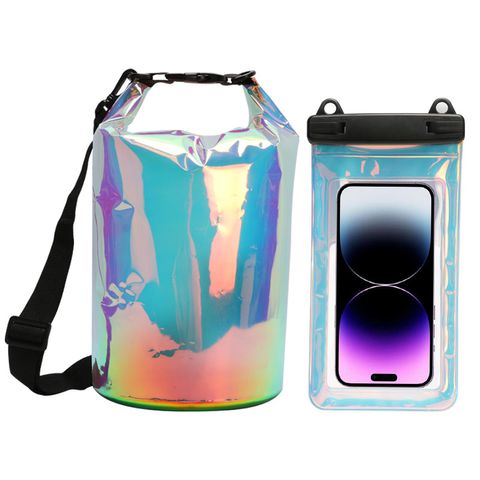 Fashion Solid Color Pvc Waterproof Bag Swimming Accessories