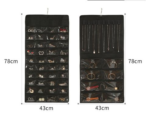 Casual Solid Color Nonwoven Jewelry Rack
