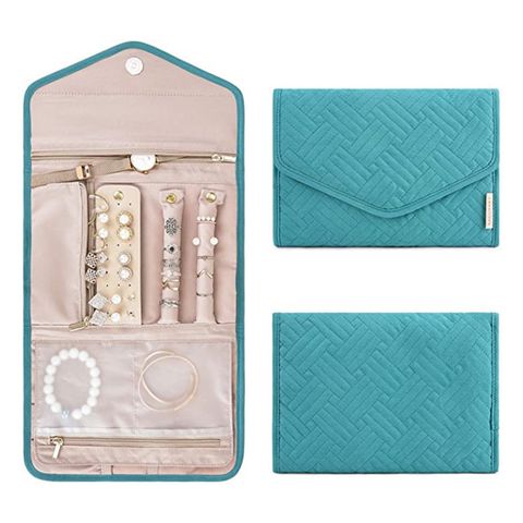 Elegant Solid Color Imitation Leather Velvet Wholesale Jewelry Bag