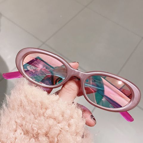 Retro Sweet Solid Color Ac Square Full Frame Women's Sunglasses