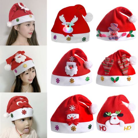 Christmas Cartoon Style Business Snowman Nonwoven Party Christmas Hat