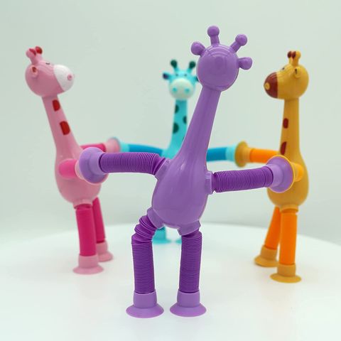 Pressure Reduction Toy Giraffe Plastic Toys