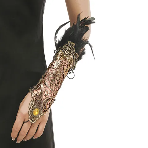 Retro Blume Legierung Feder Spitze Großhandel Armbänder