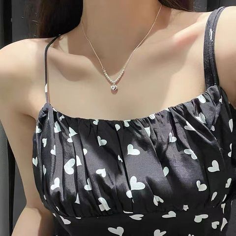 Wholesale Jewelry Classic Style Moon Heart Shape Rope Shell Handmade Bracelets Necklace
