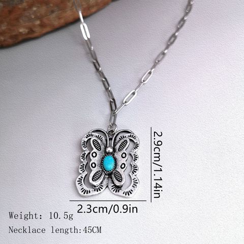 Wholesale Jewelry Bohemian Geometric Alloy Metal Plating Pendant Necklace