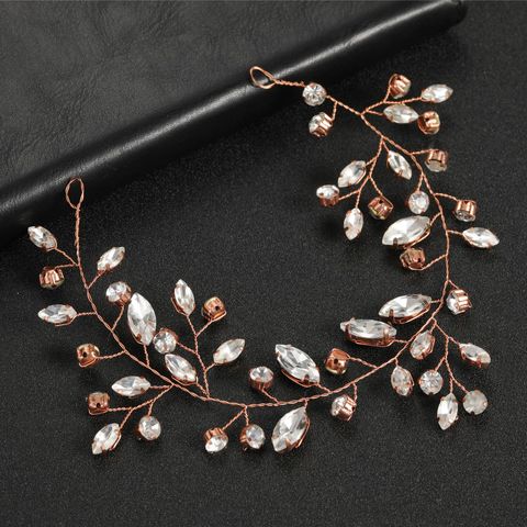 Fairy Style Lady Geometric Rhinestone Hair Chain