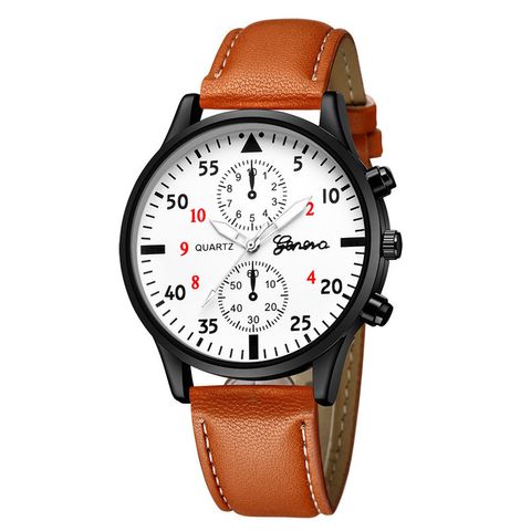 Basic Round Quartz Men's Watches