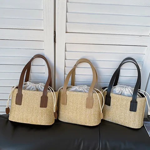 Mujeres Primavera Verano Sorbete Básico Bolsas De Hombro Bolso