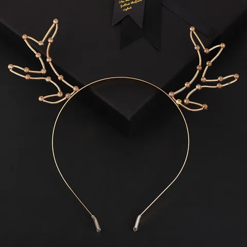 Cute Streetwear Deer Alloy Hair Band