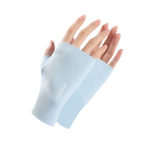 Women's Simple Style Solid Color Velvet Polyester Gloves 1 Piece