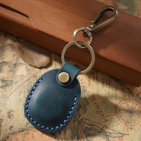 Simple Style Solid Color Leather Unisex Bag Pendant Keychain