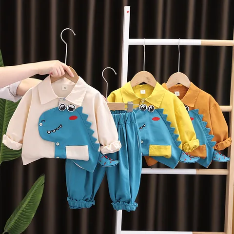 Cute Cartoon Cotton Boys Clothing Sets