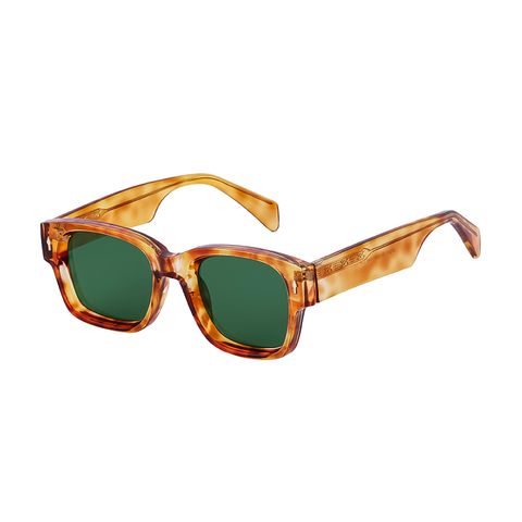 Retro Streetwear Solid Color Pc Square Full Frame Men's Sunglasses