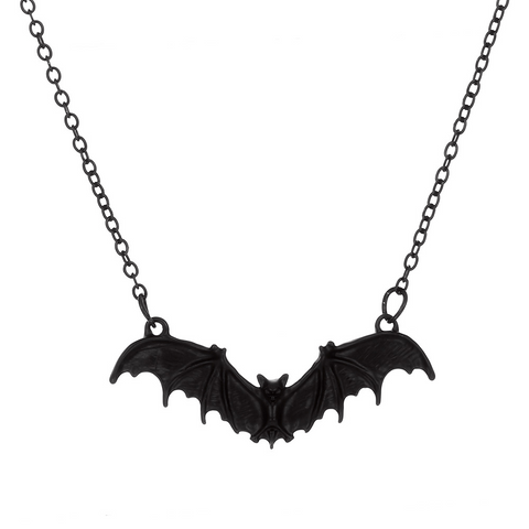 Gothic Bat Alloy Halloween Women's Necklace