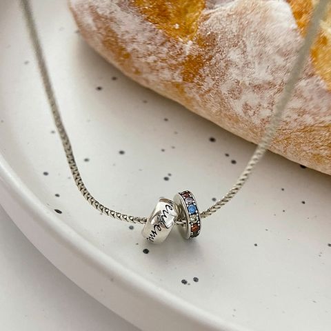 Elegant Basic Geometric Sterling Silver Wholesale Bracelets Necklace