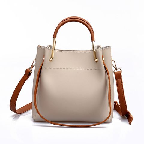 Women's Large All Seasons Pu Leather Classic Style Shoulder Bag