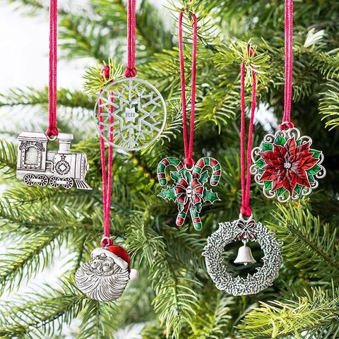 Christmas Decorations Cute Snowman Metal Pendant