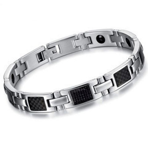 Original Design Geometric Titanium Steel Polishing Unisex Bracelets