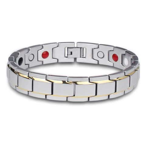 Original Design Geometric Titanium Steel Plating Men's Bracelets