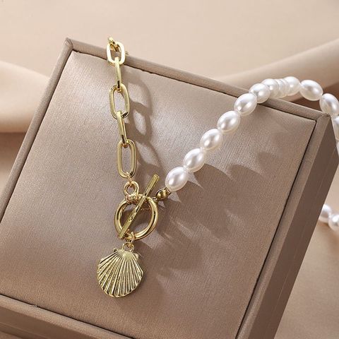 Modern Style Geometric Alloy Plating Women's Necklace